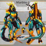  anthro armor digital_media_(artwork) hi_res led looking_at_viewer machine male marbles maxx-ros model_sheet simple_background solo synth_(vader-san) 