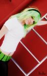  cosplay female genderswap green_hair highres katana one_piece photo roronoa_zoro solo sword weapon zoro 