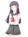  blush highres hyuuga_hinata naruto piyo-max school_uniform schoolgirl smile 