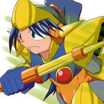  armor enker genderswap male_focus polearm rockman solo spear weapon 