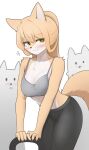  2022 anthro anthro_focus blush breasts canid canine cleavage clothed clothing digital_media_(artwork) female female_anthro female_focus fox fur group hair hi_res kemono korfiorano mammal multicolored_body multicolored_fur rebekah solo_focus trio 