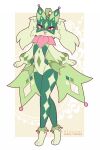  anthro biped cape clothed clothing colored digital_media_(artwork) digitigrade featureless_crotch feet felid feline female fluffy frill_(anatomy) front_view full-length_portrait fur generation_9_pokemon green_body green_fur green_tail half-closed_eyes head_tuft hi_res inner_ear_fluff inosagi looking_at_viewer mammal mask meowscarada multicolored_body multicolored_fur narrowed_eyes nintendo open_mouth open_smile pawpads pink_eyes pink_nose pink_pawpads pokemon pokemon_(species) portrait pose pseudo_clothing simple_background smile solo standing toes tuft two_tone_body two_tone_fur video_games white_background 