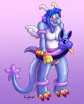  absurd_res angel_dragon animate_inanimate anthro bangs blush blush_lines bodily_fluids bow_(feature) chrissy_(zoran) clothed clothing diaper dragon female feral genital_fluids genitals hi_res horn inflatable leaking_diaper leaking_pussy living_inflatable long_tail looking_away looking_down nubo pool_toy pull-ups_(diaper) pussy pussy_juice rings_on_arms rings_on_legs simple_background smile solo swim_ring tail_star tinyhops wearing_diaper wings 