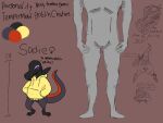  anthro clothed clothing dialogue discodemon duo female generation_7_pokemon genitals hi_res human interspecies lizard male mammal naruto nintendo partially_clothed pokemon pokemon_(species) pokephilia presenting presenting_pussy purple_eyes pussy reptile salandit scalie short video_games yellow_clothing 