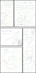  &lt;3 absurd_res anon_(snoot_game) anthro arsenic_iii bald bedding blanket blush card comic dinosaur duo english_text eyes_closed featureless_face female goodbye_volcano_high hair hi_res human kiss_on_lips kissing male mammal monochrome ornithischian reptile scalie simple_background snoot_game_(fan_game) stegosaurian stegosaurus stella_(gvh) tarot_card text thyreophoran video_games white_background 