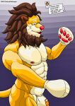  absurd_res anthro chastity_bulge chastity_device clothing drone felid goo_transformation hi_res humanoid latex lion lock male male/male mammal mask pantherine permanent rubber solo struggling stuck suit toysuit transformation xedrykthedragon 
