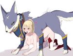  &lt;3 all_fours ambiguous_penetration arm_support bestiality blonde_hair blush breasts brown-eyes canid canine canis canyne capcom clothing domestic_dog duo female female_penetrated feral feral_penetrating feral_penetrating_human from_behind_position hair hi_res human human_on_feral human_penetrated ing interspecies larger_feral larger_male legwear legwear_only male male/female male_penetrating male_penetrating_female mammal momikumo00 monster_hunter mounting nipples nude palamute penetration penile penile_penetration sex size_difference smaller_female smaller_human smaller_penetrated tongue tongue_out video_games 