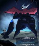  ameizinglewds anthro areola arthropod back_boob balls big_balls big_breasts big_butt big_penis black_areola black_body black_nipples bodily_fluids breasts butt cloak clothing duo ellipsis english_text erection exclamation_point female flashing genital_fluids genitals hi_res hollow_knight hornet_(hollow_knight) huge_balls huge_breasts huge_butt huge_hips huge_penis huge_thighs hyper hyper_genitalia hyper_penis larger_female male nipples nude penis precum protagonist_(hollow_knight) question_mark size_difference small_but_hung smaller_male sweat sweaty_breasts sweaty_butt team_cherry text thick_thighs vessel_(species) video_games wide_hips 