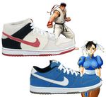  capcom chun-li lowres ryu ryuu_(street_fighter) shoes sneakers street_fighter 