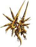  bahamut bahamut_(final_fantasy) bahamut_retsu claws crisis_core_final_fantasy_vii dragon final_fantasy final_fantasy_vii final_fantasy_vii_crisis_core gold horn mech mecha summon tail wings 