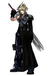  blue_eyes cloud_strife dissidia_final_fantasy final_fantasy final_fantasy_vii kingdom_hearts spiked_hair spiky_hair sword weapon 