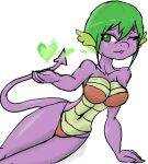  &lt;3 2016 anthro biped blush bra breasts cleavage clothed clothing colored_fire crossgender digital_drawing_(artwork) digital_media_(artwork) dragon eyelashes female fire flaming_heart friendship_is_magic green_eyes green_fire green_hair hair hasbro looking_at_viewer mtf_crossgender my_little_pony non-mammal_breasts one_eye_closed panties pinup pose purple_body purple_scales scales scalie seductive simple_background small_waist solo spade_tail spike_(mlp) tiroil underwear white_background wink winking_at_viewer 