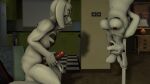  3d_(artwork) absurd_res anthro asriel_dreemurr bovid breasts building caprine digital_media_(artwork) duo eyes_closed female furniture genitals getting_up goat hand_on_penis hi_res house imminent_oral imminent_sex incest_(lore) inside kitchen male male/female mammal mother mother_and_child mother_and_son nude open_mouth parent parent_and_child penis pole son source_filmmaker stripper_pole toriel undertale undertale_(series) upside_down video_games wolf552906 