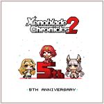  3girls animal_ears bangs blonde_hair chest_jewel dress facial_mark long_hair low_twintails multiple_girls mythra_(xenoblade) nia_(blade)_(xenoblade) nia_(xenoblade) pixel_art pyra_(xenoblade) red_hair redforge short_dress short_hair swept_bangs twintails very_long_hair white_dress xenoblade_chronicles_(series) xenoblade_chronicles_2 yellow_eyes 