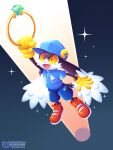  2022 absurd_res ambiguous_gender ambiguous_species blue_body blue_bottomwear blue_clothing blue_hat blue_headwear blue_pants bottomwear clothing flying footwear gem gloves guywiththepie handwear hat headgear headwear hi_res klonoa klonoa_(series) pants purple_body red_clothing red_footwear red_shoes ring_(jewelry) shoes signature video_games yellow_clothing yellow_gloves yellow_handwear yellow_sclera 