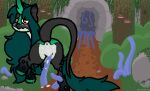  anus arthropod banned_from_equestria blush bodily_fluids butt cave changeling colored cum cum_in_pussy cum_inside cuminbread digital_media_(artwork) ejaculation_while_penetrated equid equine fan_character female forced forest forest_background friendship_is_magic genital_fluids genitals glowing glowing_horn gradient_horn hasbro hi_res horn horse invalid_background looking_at_viewer mammal my_little_pony nature nature_background nude path penetration pixel_(artwork) plant pony pussy raised_leg raised_tail rape sex shaded shape_shifter shrub shy solo solo_focus spread_pussy spreading tentacle_penetration tentacle_rape tentacle_sex tentacles tree vaginal vaginal_penetration 
