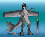  absurd_res aerofur aircraft canid canine canis fur hi_res living_aircraft living_machine living_vehicle machine mammal model_sheet vehicle wolf 