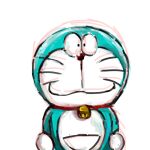  1:1 2017 anthro bell blue_body blue_fur collar domestic_cat doraemon doraemon_(character) felid feline felis front_view fur looking_at_viewer machine male mammal mt_tg pouch_(anatomy) red_collar robot shaded simple_background solo standing whiskers white_background white_body white_fur 
