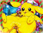  absurd_res big_breasts breasts christmas female generation_1_pokemon group hi_res holidays male nintendo pikachu plushie pokemon pokemon_(species) scp-956 scp_foundation sega size_difference sonic_the_hedgehog_(series) tails_doll traditional_media_(artwork) trio video_games walter_sache 