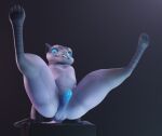  3d_(artwork) absurd_res android anthro butt curvaceous curvy_figure digital_media_(artwork) erection genitals girly hi_res kobold living_sex_doll machine male penis presenting robot solo spread_legs spreading voluptuous 