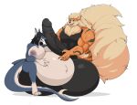  absurd_res anthro arcanine azure_(azureshark) balls big_balls big_penis breasts duo female fish generation_1_pokemon genitals hi_res huge_balls huge_penis hyper hyper_balls hyper_genitalia hyper_penis hyper_pregnancy intersex male marine nintendo penis pokemon pokemon_(species) pregnant shark video_games zeruxu 