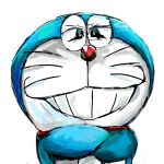  1:1 2017 anthro blue_body blue_fur collar crossed_arms domestic_cat doraemon doraemon_(character) felid feline felis front_view fur looking_at_viewer machine male mammal mt_tg narrowed_eyes open_mouth open_smile red_collar red_nose robot shaded simple_background smile smiling_at_viewer solo squint standing teeth whiskers white_background white_body white_fur 