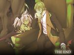  1girl 2boys demon_girl ending game_cg maou_no_musume_wa_chou_namaiki_!! multiple_boys relic succubus 