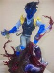  80s araki_hirohiko baoh_raihousha blade blood blue_skin decapitation fangs figure hashizawa_ikurou kill mandrill oldschool 