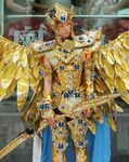  arrow awesome bow bow_(weapon) cosplay gem gems golden lowres sagittarius_aiolos saint_seiya saint_seiya_episode_g shiny weapon wings 