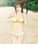  ponytail sekirei swimsuit uzume yellow 