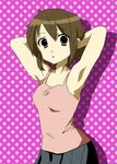  armpits brown_eyes brown_hair genderswap genderswap_(mtf) koizumi_itsuki_(female) natsuno solo suzumiya_haruhi_no_yuuutsu 