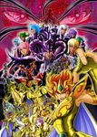  aries_mu aries_muu attack ebony_hyperion fanart gemini_saga gold_saints horns leo_aiolia saint_seiya saint_seiya_episode_g titans 