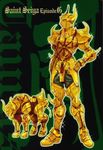  armor bull gold horns illustration official_art okada_megumu saint_seiya saint_seiya_episode_g taurus_aldebaran zodiac 