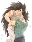  bara bardock dragon_ball dragon_ball_z dragonball_z long_hair male male_focus raditz scar yaoi 