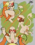  anthro buizel duo female generation_2_pokemon generation_4_pokemon genitals hi_res kai_(mr.smile) male male/female mimi_(mr.smile) nintendo penis pokemon pokemon_(species) prate-dragon pussy smeargle video_games 