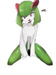  1girl absurdres bangs blank_censor breasts bright_pupils censored collarbone colored_skin commentary erection green_hair green_skin happy highres kirlia korean_text looking_down measuring multicolored_skin my700 navel open_mouth penis pokemon pokemon_(creature) red_eyes ruler shiny shiny_hair shiny_skin short_hair sidelocks simple_background sketch small_breasts small_penis smile solo_focus spread_legs sweat symbol-only_commentary talking teeth thighs translation_request transparent two-tone_skin white_background white_pupils white_skin 