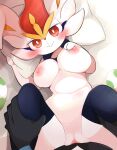  anthro anthro_on_anthro anthro_penetrated anthro_penetrating anthro_penetrating_anthro areola big_breasts blush breasts cinderace duo egg female female_focus female_penetrated first_person_view from_front_position fur generation_8_pokemon hi_res inteleon lagomorph leporid lying male male/female male_penetrating male_penetrating_female mammal missionary_position mostly_nude nintendo nipples on_back penetration penile penile_penetration penis_in_pussy pillow pink_nipples pokemon pokemon_(species) prrrrrrmine sex solo_focus vaginal vaginal_penetration video_games white_body white_fur 