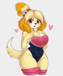  &lt;3 2022 accessory alternate_costume animal_crossing anthro artkett1412 big_breasts black_nose blonde_hair blush breasts brown_eyes canid canine canis chest_tuft cleavage clothed clothing cosplay costume countershade_face countershade_tail countershade_torso countershading crossover crossover_cosplay digital_drawing_(artwork) digital_media_(artwork) domestic_dog eyelashes female fur glistening glistening_body glistening_skin grey_background hair hair_accessory hi_res isabelle_(animal_crossing) long_tail looking_at_viewer mammal medium_hair multicolored_body multicolored_face multicolored_hair multicolored_skin navel nintendo open_mouth portrait rouge_the_bat sega shih_tzu simple_background solo sonic_the_hedgehog_(series) thick_thighs three-quarter_portrait tied_hair topknot toy_dog tuft two_tone_body two_tone_face two_tone_hair two_tone_skin video_games white_body white_countershading white_fur white_skin wide_hips yellow_body yellow_fur yellow_skin 
