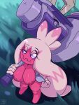  big_breasts breasts deathzera female generation_9_pokemon hammer hi_res humanoid looking_at_viewer looking_pleasured nintendo not_furry pokemon pokemon_(species) short_stack solo thick_thighs tinkaton tools video_games viewed_from_above 