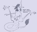  2019 anthro anus dialogue english_text female genitals hair hi_res lord_magicpants mammal masturbation out-of-placers pussy simple_background smile solo spread_legs spreading text vaginal vaginal_masturbation webcomic yinglet 