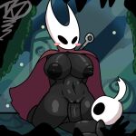  anthro arthropod big_breasts big_penis blush bodily_fluids breasts cape clothing cowgirl_position detailed_background duo female from_front_position genital_fluids genitals hands_behind_back hi_res hollow_knight hornet_(hollow_knight) insect larger_female male male/female mask on_bottom on_top penetration penis protagonist_(hollow_knight) pussy pussy_juice sex size_difference small_but_hung tagme team_cherry thick_thighs tkd tkd_arts vaginal vaginal_penetration video_games 