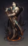  absurdres armor ashen_one_(dark_souls_3) bad_link dark_souls_(series) highres shield sword weapon 