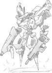  armored_core chibi from_software gun machine_gun mecha missile_launcher rocket_launcher scan super_deformed weapon 