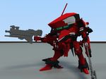  armored_core:_for_answer cg chibi from_software gun hari_(armored_core) mecha rifle super_deformed weapon 