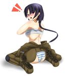  armored_core behind fanart from_behind from_software girl looking_back panties underwear undressing 
