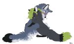  &lt;3 2022 5:3 a.o.kigahara black_body black_fur black_nose blush canid canine canis colored digital_drawing_(artwork) digital_media_(artwork) digital_painting_(artwork) duo embrace eyes_closed female feral fluffy fluffy_tail fox fur green_hair grey_body grey_fur hair hi_res hug love male male/female mammal signature simple_background sketch smile taka_(artist) white_background white_body white_fur wolf 