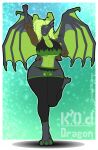  abs anthro big_breasts black_body breasts cheering cleavage clothed clothing crop_top curvy_figure dragon female green_body green_eyes green_hair green_scales hair hi_res jacket kaya_(knockedoutdragon) knockedoutdragon legwear looking_at_viewer membrane_(anatomy) membranous_wings one_eye_closed panties scales scalie shirt simple_background sketch solo standing thick_thighs thigh_highs topwear under_boob underwear western_dragon wide_hips wings wink 