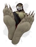  anthro barefoot claws feet foot_fetish foot_focus green_body hi_res humanoid kredri lizard male mortal_kombat reptile reptile_(mortal_kombat) scalie simple_background soles solo toe_claws toes video_games 