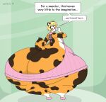  &copy; 2017 anthro belly big_butt blonde_hair blush breasts butt calico_cat clothing digital_media_(artwork) domestic_cat english_text felid feline felis female footwear fur green_eyes hair haleigh_(satsumalord) hi_res huge_butt huge_thighs hyper hyper_butt hyper_thighs mammal meme meme_clothing mottled mottled_body open_mouth overweight overweight_anthro overweight_female piebald piebald_body rear_view satsumalord shoes solo speech_bubble spots spotted_body spotted_fur sweater symbol text thick_thighs topwear virgin_killer_sweater white_body white_fur 