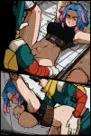  1boy 1girl age_difference angry armpits arms_up blue_hair blush boku_no_hero_academia bottomless breast_grab breasts clenched_teeth drooling from_side gloves grabbing grabbing_from_behind gradient_hair green_hair hetero highres lady_nagant large_breasts mark_gavatino midoriya_izuku missionary multicolored_hair nipples pink_hair pussy rape restrained saliva sex sex_from_behind spread_legs sweat teeth torn_clothes twitching two-tone_hair uncensored vaginal 